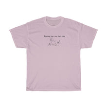 Load image into Gallery viewer, Running from Bad Vibes duck  Tee