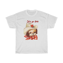 Load image into Gallery viewer, Let’s Go Girls cowboy pup tee shirt