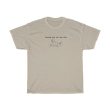 Load image into Gallery viewer, Running from Bad Vibes duck  Tee