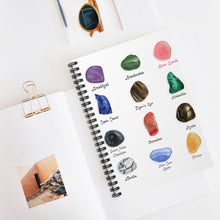 Load image into Gallery viewer, Crystal Spiral Notebook - Ruled Line