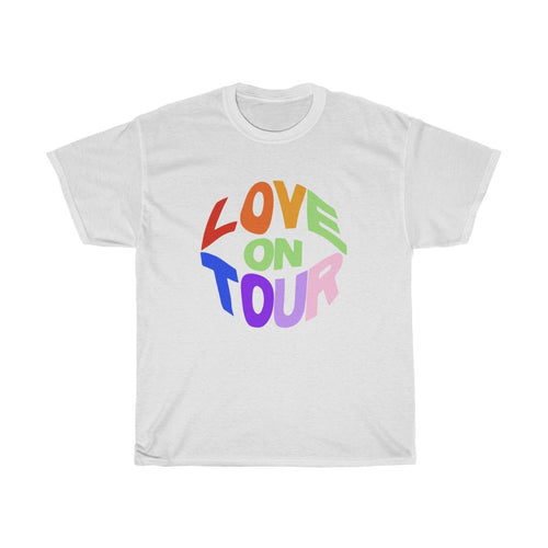 Love Tour rainbow tee shirt