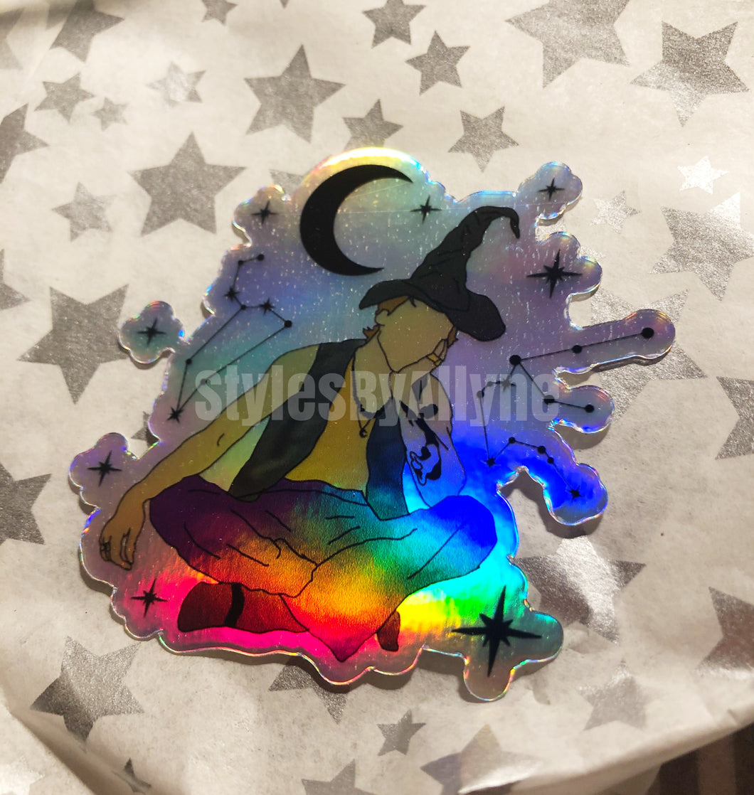 Holographic Witchrry sticker