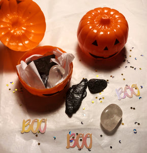 Halloween Pumpkin Crystal Set